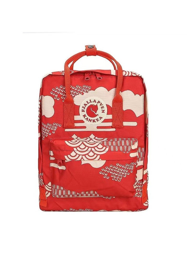 Exquisite Pattern Backpack Men and Women Travel Classic Fashion Student Schoolbag Computer Bag 16L