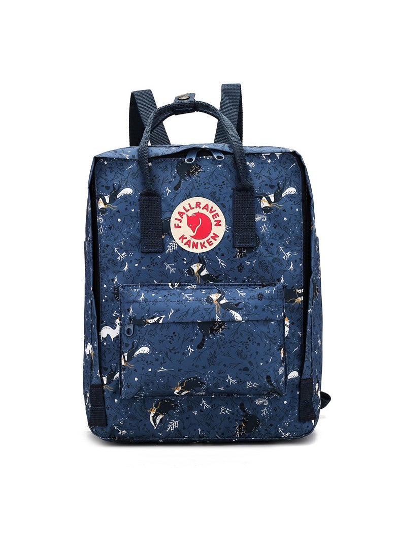 Exquisite Pattern Backpack Men and Women Travel Classic Fashion Student Schoolbag Computer Bag 20L