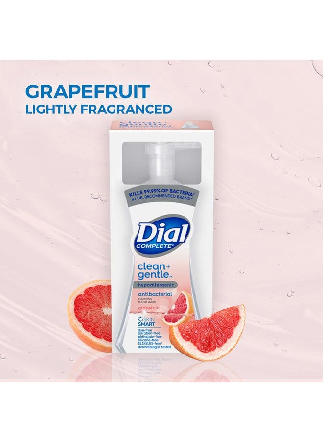 Complete Clean + Gentle Antibacterial Foaming Hand Wash, Grapefruit, 7.5 Fl Oz, 8 Count Case