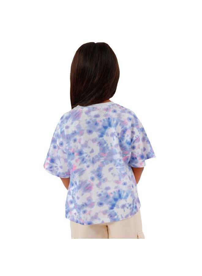 Lilo and Stitch T-Shirt | Tie Dye Stitch Clothing for Kids | T-Shirts for Girls | 6 Multicolored