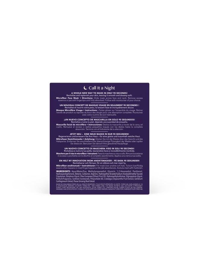 Foreo Call It A Night Revitalizing & Nourishing Ufo Activated Mask By Foreo for Unisex, 7count
