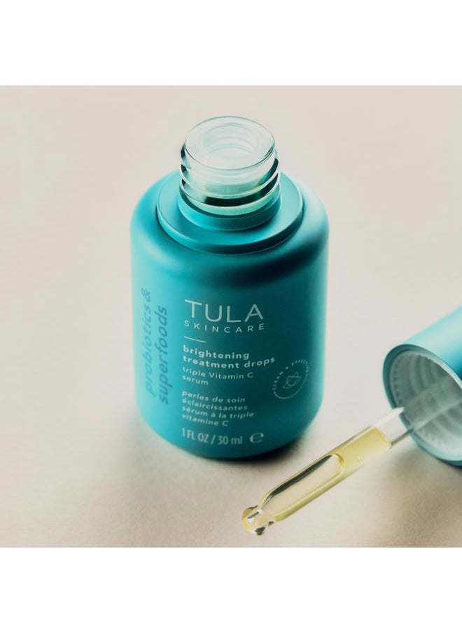 Skin Care Brightening Treatment Drops - Vitamin C Serum, Brightens the Look of Dull Skin & Dark Spots, 1 fl oz.