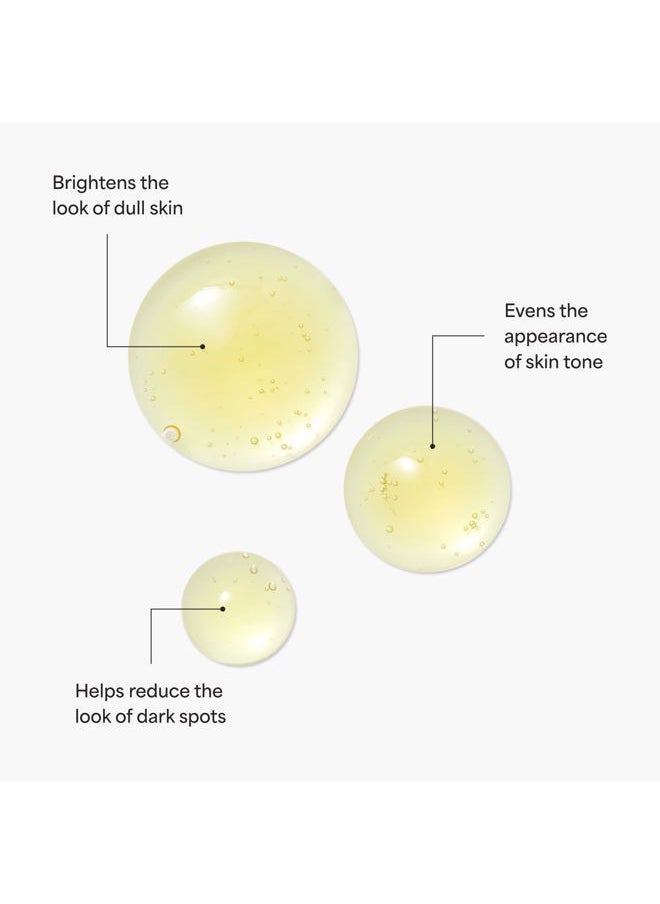 Skin Care Brightening Treatment Drops - Vitamin C Serum, Brightens the Look of Dull Skin & Dark Spots, 1 fl oz.