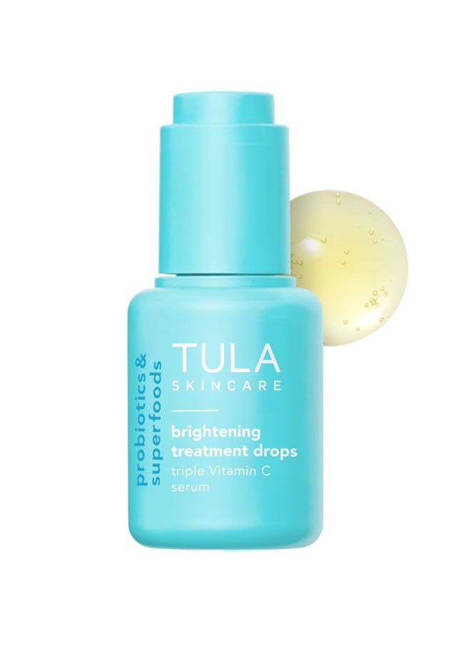 Skin Care Brightening Treatment Drops - Vitamin C Serum, Brightens the Look of Dull Skin & Dark Spots, 1 fl oz.