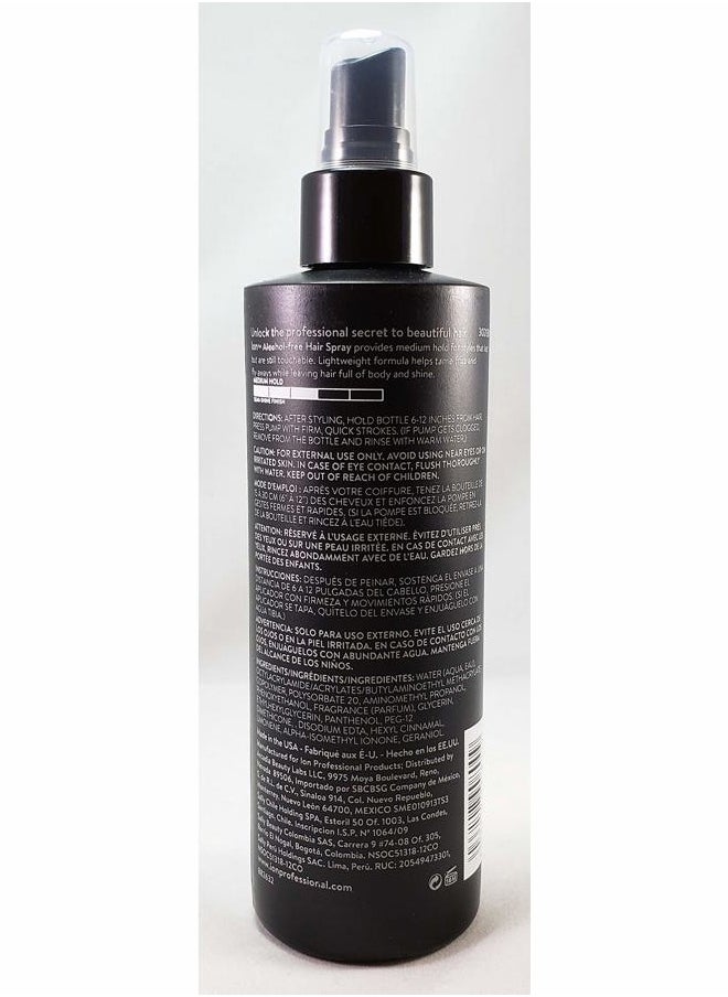 AlcoholFree Finishing Hair Spray, 8oz, Lightweight, Medium Hold, AntiFrizz Hairspray, Vegan