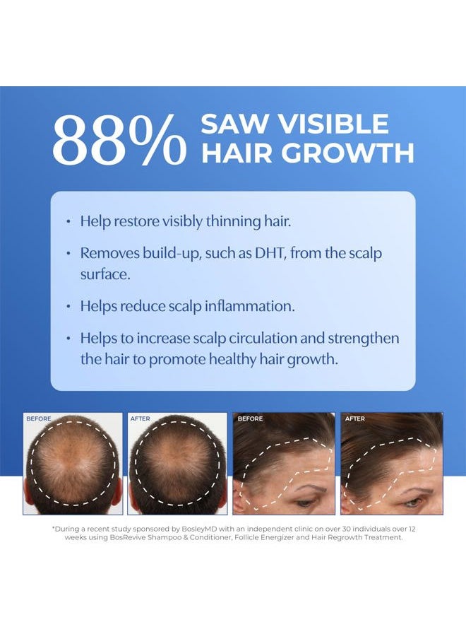 Thickening Treatment, Liquid Foaming Treatment to Restore Visibly Thinning Hair 3.4 oz