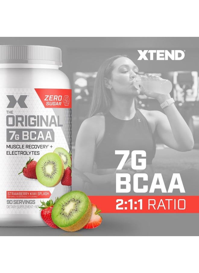 XTEND Original BCAA Powder 7g BCAA and 2.5g L-Glutamine, Sugar Free Post Workout Muscle Recovery Drink with Amino Acids for Men & Women, 90 Servings
