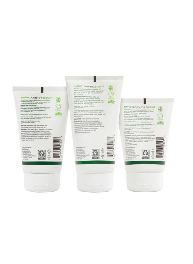 Bulldog Mens Skincare and Grooming Original Full Face Kit with Moisturizer, Face Wash & Face Scrub