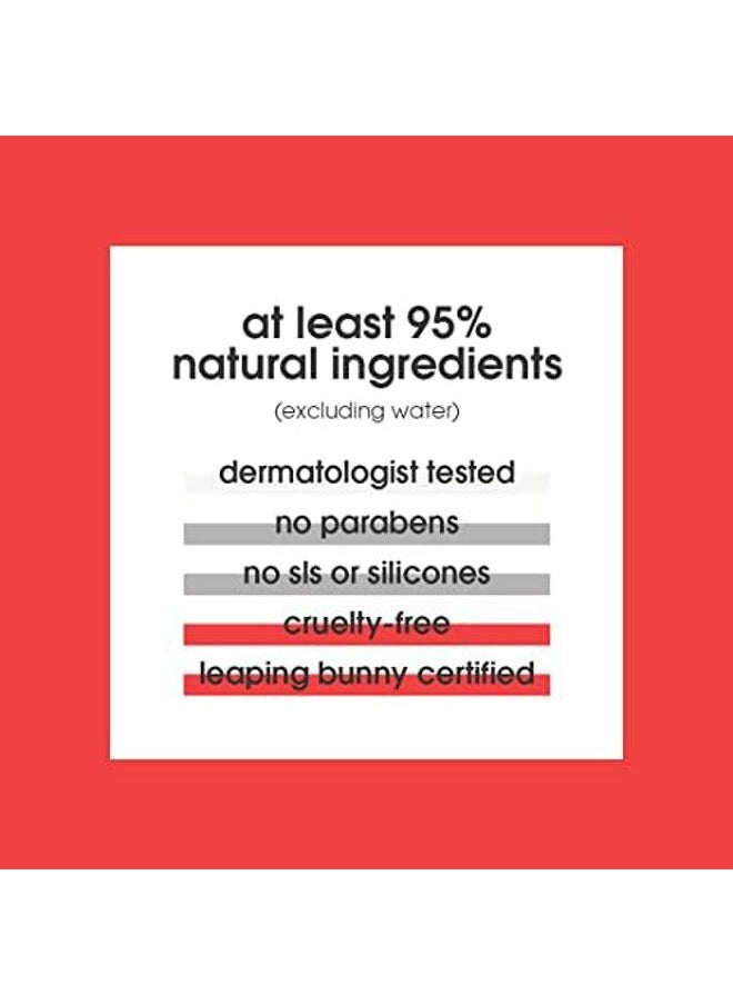 Watermelon Daily Facial Scrub, Invigorating and Exfoliating Cleanser That Melts Away Make Up, Lightly Hydrates With Antioxidants and Vitamin C, Natural, Vegan & Cruelty Free, 4 Oz
