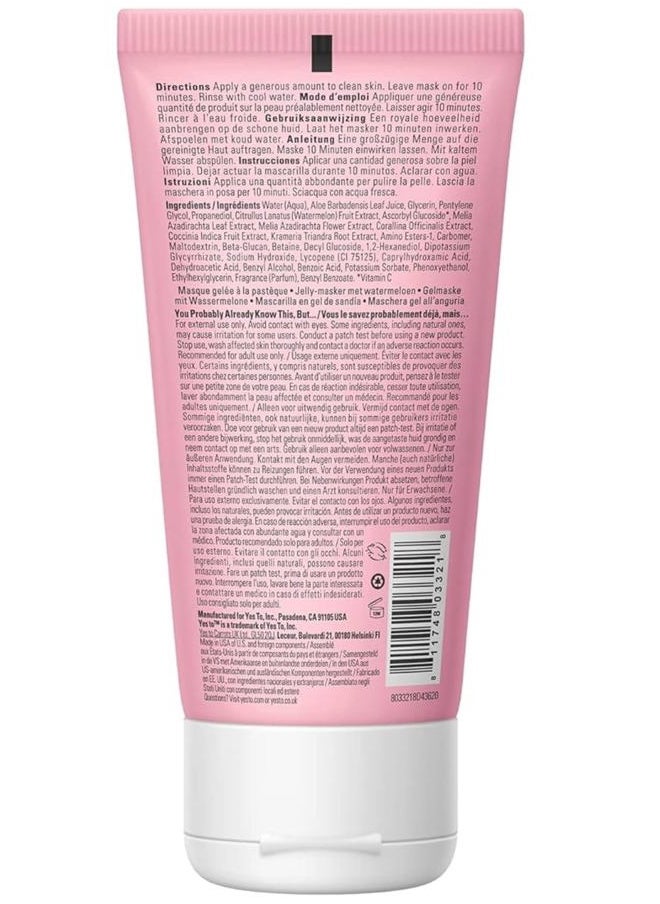 Watermelon Daily Facial Scrub, Invigorating and Exfoliating Cleanser That Melts Away Make Up, Lightly Hydrates With Antioxidants and Vitamin C, Natural, Vegan & Cruelty Free, 4 Oz