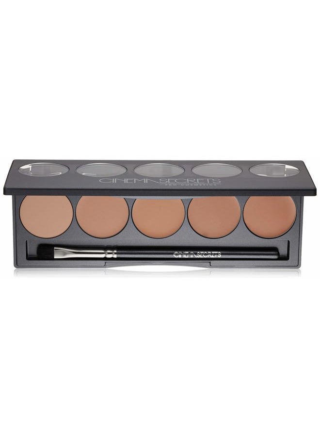 Pro Cosmetics Ultimate Foundation 5-In-1 Pro Palette, 500A Series