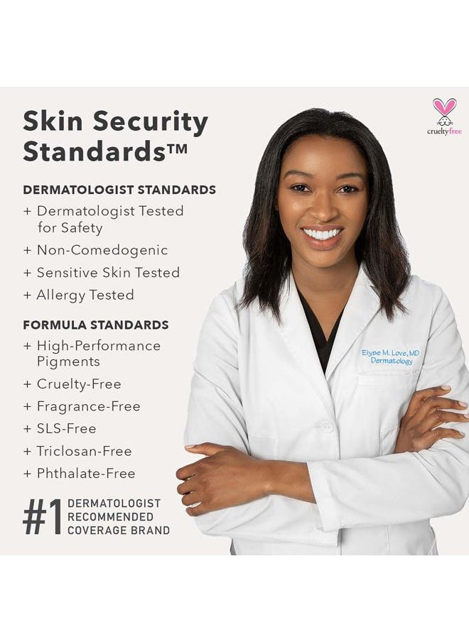 Leg and Body Makeup Foundation with SPF 25, 10N Fair Ivory, 3.4 Fl. Oz.