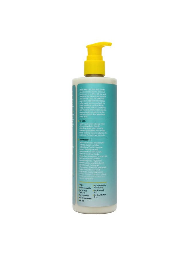 Beautiful Curls Curl Enhancing Leave in Conditioner, Wavy to Curly Hair Products, Natural Moisturizer, No Sulfates with Shea Butter, Coconut Oil, Chamomile, 12 Fl Oz
