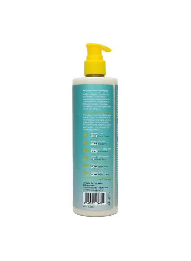 Beautiful Curls Curl Enhancing Leave in Conditioner, Wavy to Curly Hair Products, Natural Moisturizer, No Sulfates with Shea Butter, Coconut Oil, Chamomile, 12 Fl Oz