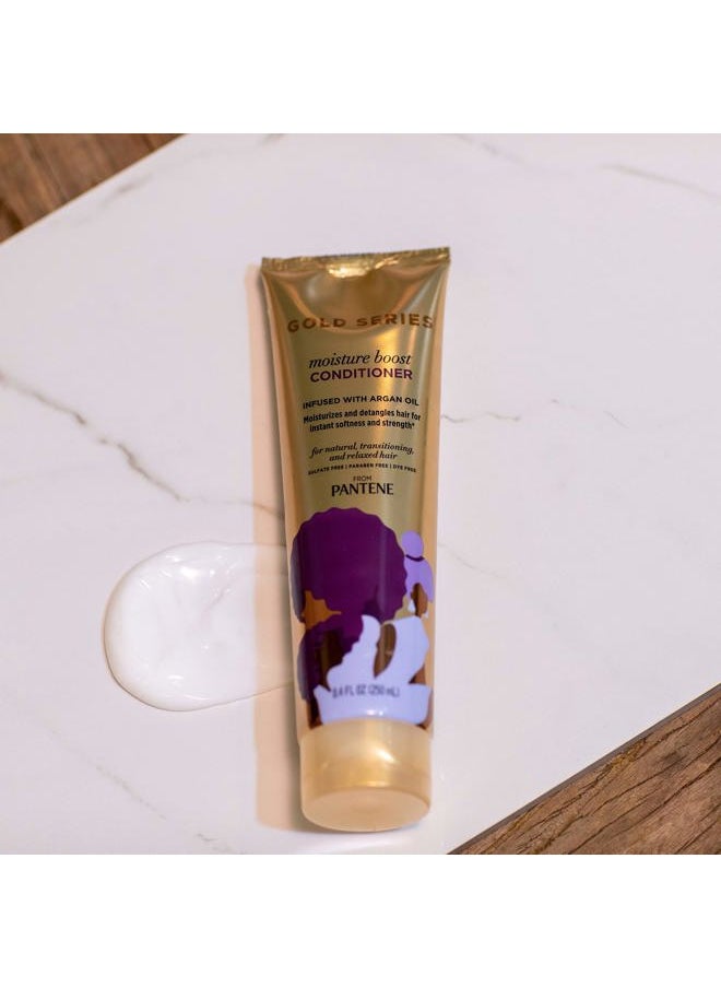 Pro-V Gold Series Moisture Boost Conditioner, for African American, Ethnic and Curly Hair Care, 8.4 fl oz (Pack of 12)