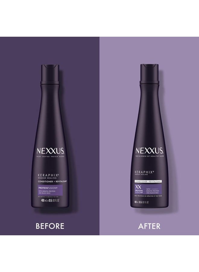 Keraphix Conditioner Keraphix with ProteinFusion for Damaged Hair With Keratin Protein and Black Rice 13.5 oz
