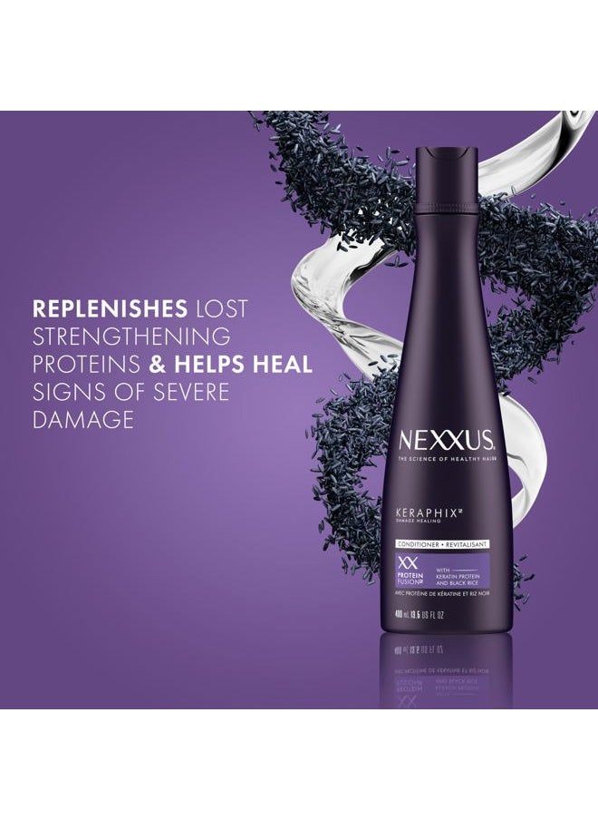 Keraphix Conditioner Keraphix with ProteinFusion for Damaged Hair With Keratin Protein and Black Rice 13.5 oz