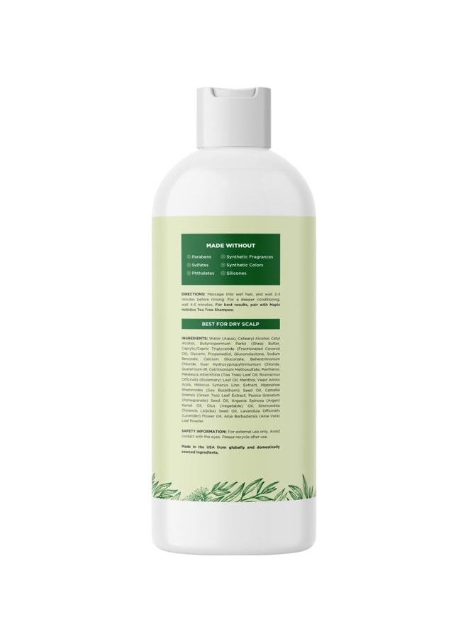 Tea Tree Conditioner for Dry Hair - Tea Tree Oil Conditioner for Oily Hair and Sulfate Free Conditioner for Dry Hair - Cleansing Conditioner and Tea Tree Dry Scalp Care with Tea Tree Oil for Hair