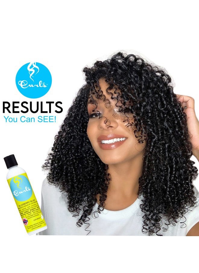 Blueberry Bliss Reparative Leave In Conditioner - 8 oz, Helps Repair Damage and Prevent Breakage, Conditioner for Curly Hair, Wavy, and Coily Hair Types