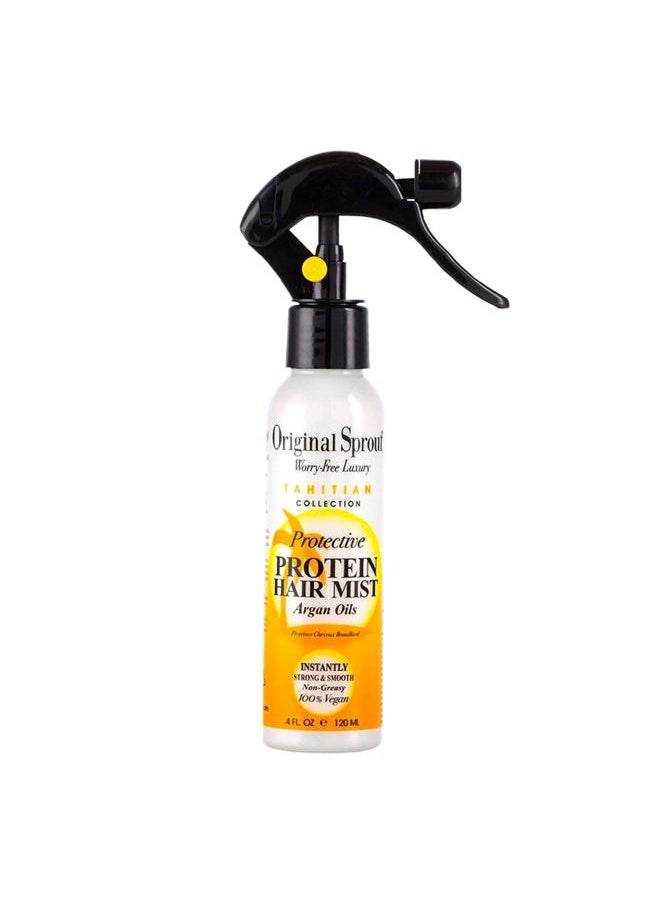 Tahitian Protein Hair Treatment, Argan Oil Hair Repair, Heat Protection Spray for Hair of All Types, 4 Fl. Oz.,1 Pack