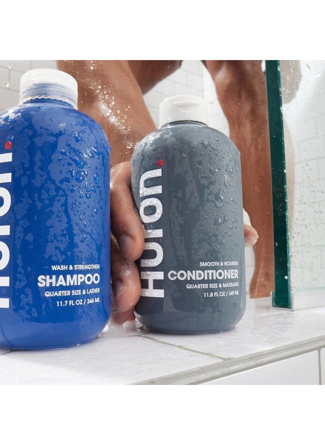 Men's Conditioner - Lightweight, Hydrating Conditioner - Eliminates Frizzy Hair, Moisturizes, & Restores Shine - Clean & Invigorating Scent - 100% Vegan Ingredients & Cruelty-Free - 11.8 Fl Oz