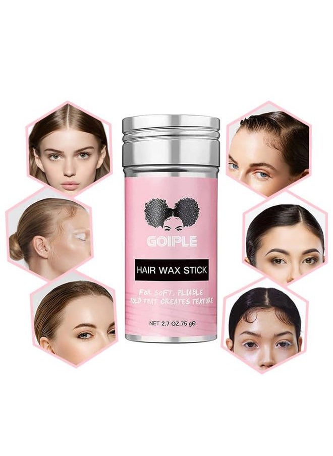 Wax Stick - Long-Lasting Styling Wax Pomade (2.7+0.56 oz) for Hair