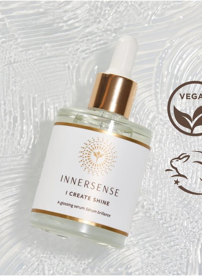 Organic Beauty - Natural I Create Shine Glossing Serum | Non-Toxic, Cruelty-Free, Clean Haircare (1.7 fl oz | 50 ml)