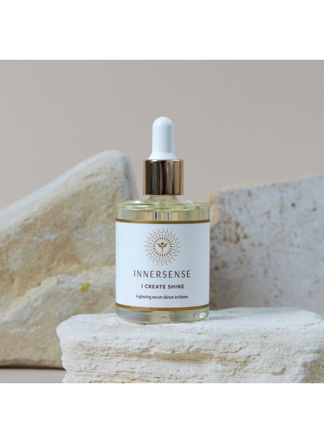 Organic Beauty - Natural I Create Shine Glossing Serum | Non-Toxic, Cruelty-Free, Clean Haircare (1.7 fl oz | 50 ml)