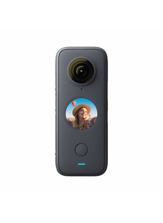 ONE X2 360 Degree Waterproof Action Camera, 5.7K 360, Stabilization, Touch Screen, AI Editing, Live Streaming, Webcam, Voice Control