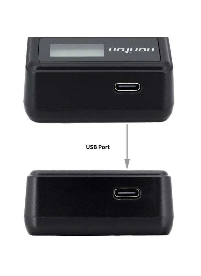 LI-40B Dual Channel LCD USB Charger for Olympus D-720, FE-230, FE-340, FE-280, FE-20, Stylus 710, 790SW, 770SW, 7010, 760, 720SW, VR-320, VR-310, X-935, X-905 Camera and More, LI-40B-DL