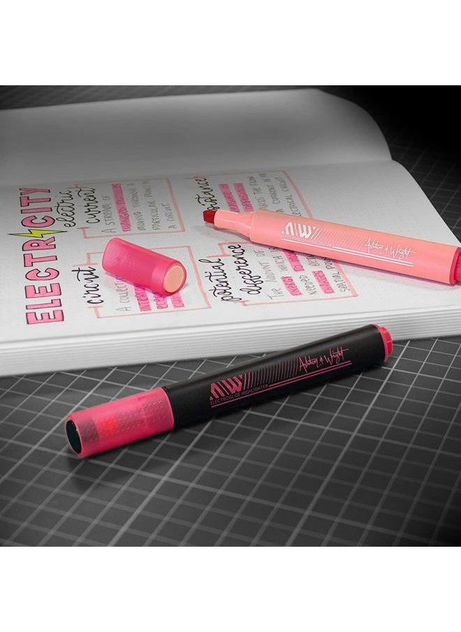 ElectroGlide Triangular Highlighters - Pastel 6 Pack