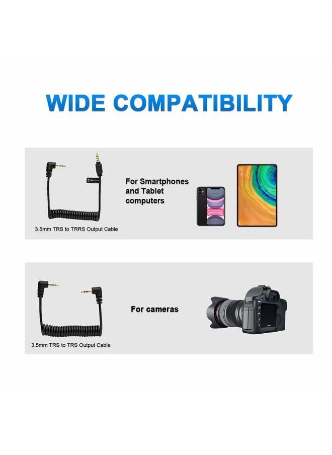 Portable 2.4GHz Wireless Microphone System, Blink500 Ultracompact Dual-Channel Wireless Mic for Smartphone DSLR Camera Tablets Mirrorless for YouTube Facebook Live Vlogging Video Recording