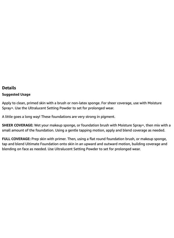 Pro Cosmetics Ultimate Foundation, #110-23A