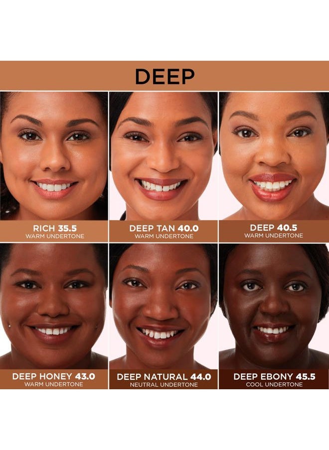 Bye Bye Under Eye Full Coverage Concealer - for Dark Circles, Fine Lines, Redness & Discoloration - Waterproof - Natural Finish – 35.5 Rich (W), 0.4 fl oz