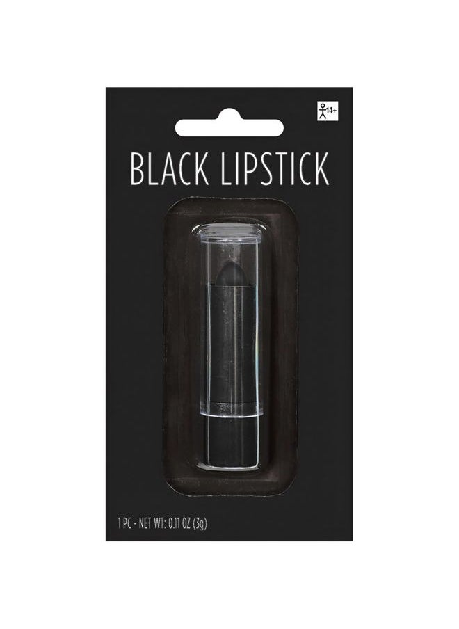 AMSCAN Bold & Daring Black Lipstick (0.08 oz)- 1 Pc - Perfect for a Striking Look and Unleashing Your Inner Rebel