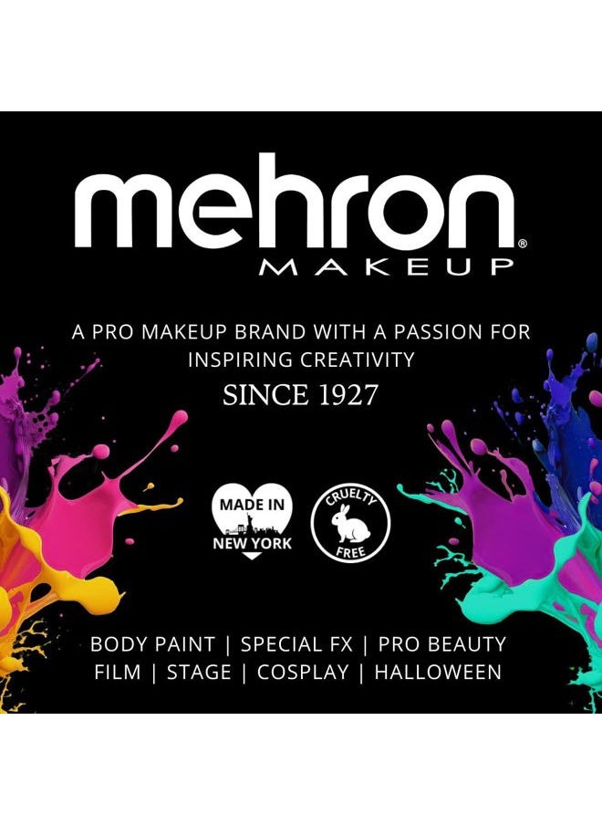 Makeup CreamBlend Stick | Face Paint, Body Paint, & Foundation Cream Makeup | Perfect for Halloween .75 oz (21 g) (Black)