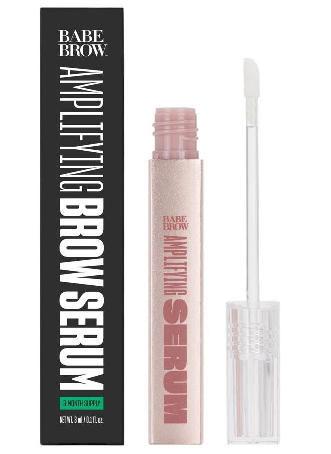 Babe Original Brow Serum For Thicker Looking Eyebrows - Brow Serum with Peptides, Castor Oil, Biotin, Repairing Amino Acids | 3mL size
