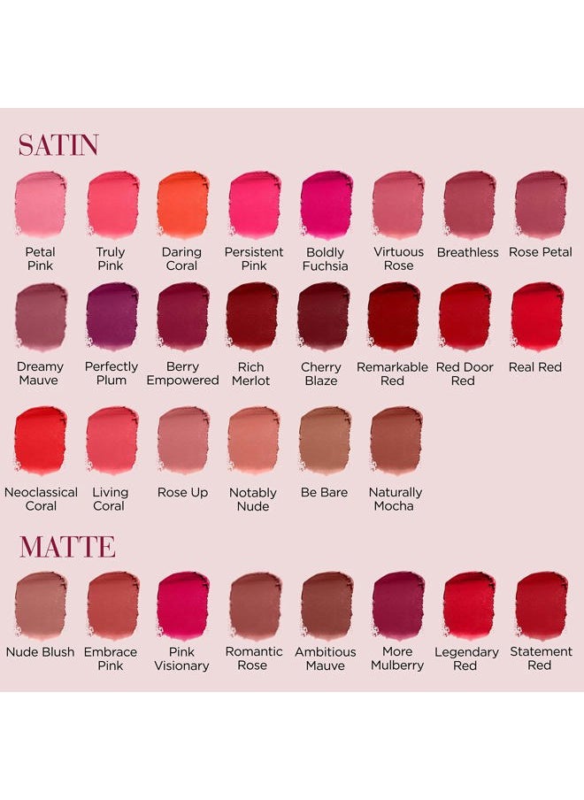 Lipstick, Lip Color Makeup Enriched with Advanced Ceramide Complex, Vitamin E and Maracuja Oil