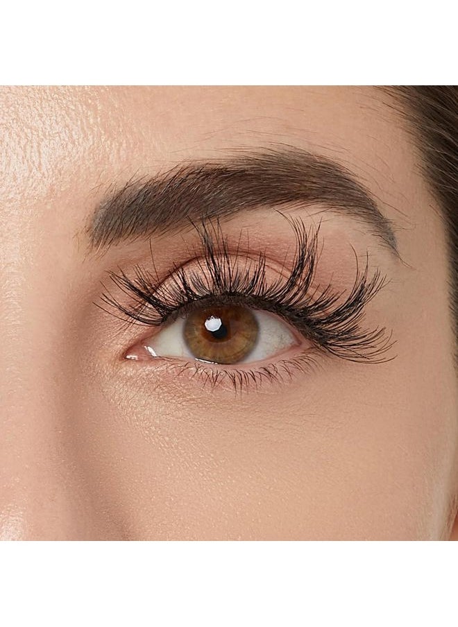 Lashes Sister Nature False Eyelashes, Easy to Wear & Easier on the Planet, 100% Natural Hair, Wispy and Fluffy Lash Finish, Reusable - Meadow, 1 Pair Meadow 1 Count (Pack of 1)