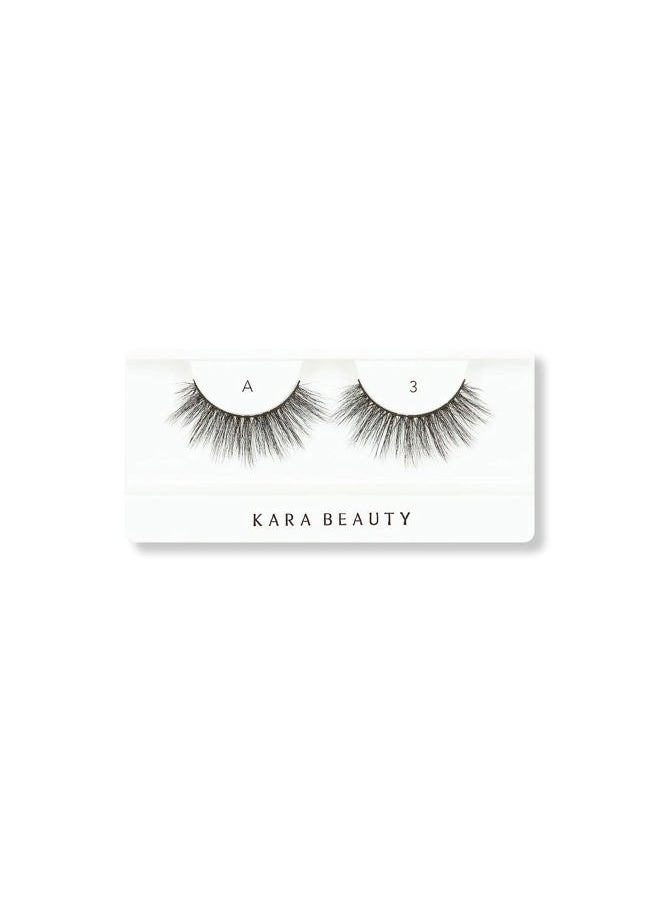 KARA BEAUTY FABULASHES 3D Faux Mink False Eyelashes - Style A3