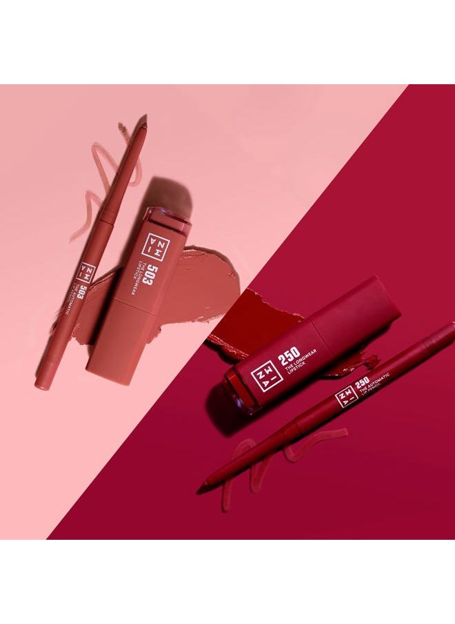 The Automatic Lip Pencil 276 - High Concentration Pigments - Long-Wearing Formula - Rich Color Pay-Off - Helps To Make The Lipsticks Last Longer - Fluid Glide Tip - Cruelty Free - 0.01 Oz