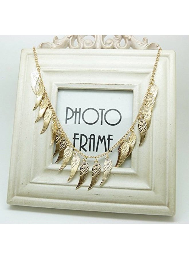 Gold Wings Headchian for Women Forehead Chain Statement Hair Jewelry for Photoshot Party Hair Accessories for Girls
