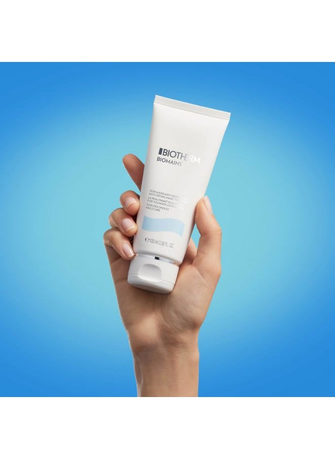 Biomains Age-delaying Cream For Hands & Nails, Hand Cream, Smoothes And Softens Hand Skin For Younger Looking Hands, Powered By Biotech Plankton, Vitamin E And Panthenol, 3.4 Fl. Oz.