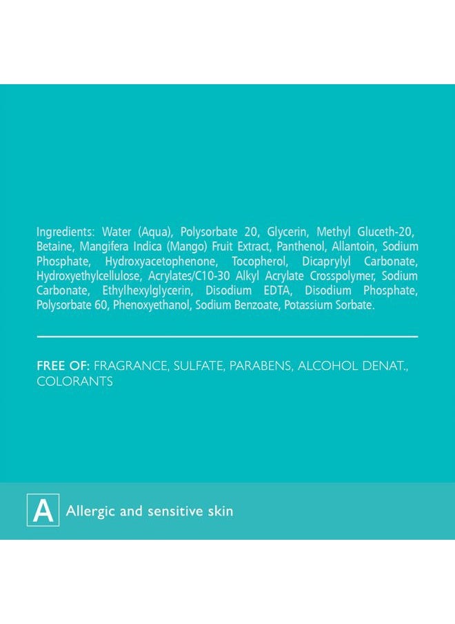 PHYSIOPURIC-GEL Moisturizing Dermo Cleansing Face Gel, Facial Cleanser, Gently Cleanses, Removes Impurities & Makeup, Hydrates & Soothes Allergic & Sensitive Skin, Face Wash, 6.42 fl oz