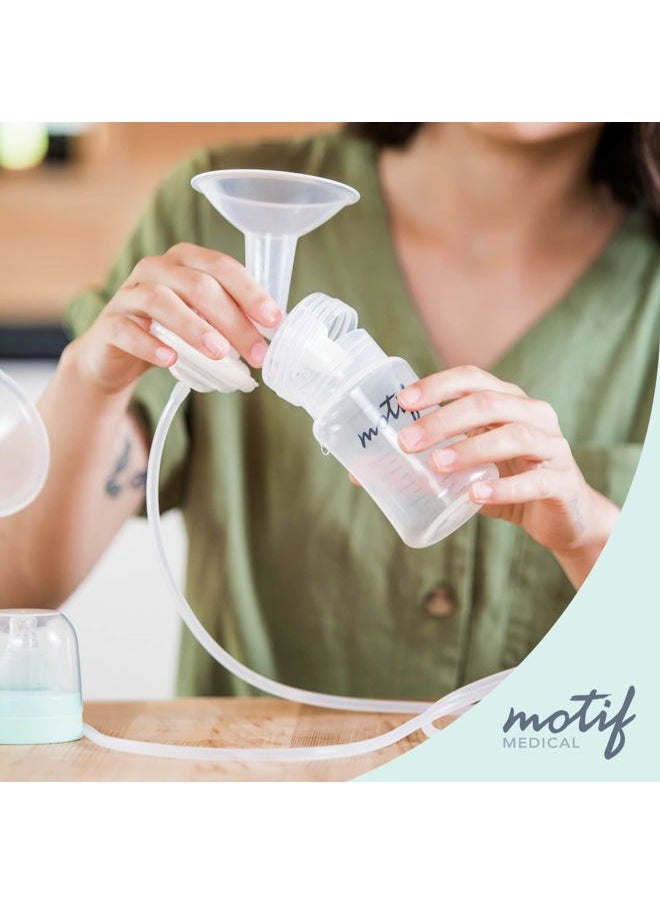 , Luna Double Pumping Kit, Replacement Parts for Breast Pump - Medium 24mm Clear