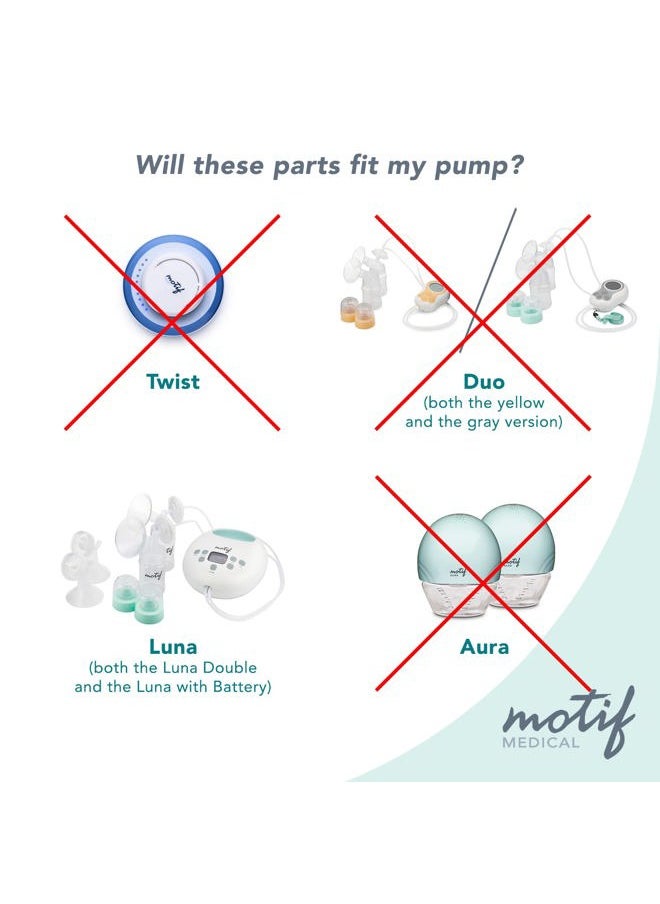 , Luna Breast Shields Flanges, Replacement Parts for Luna Breast Pump