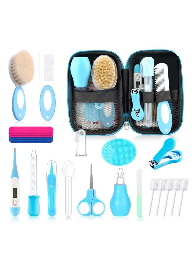 Baby Healthcare and Grooming Kit for Newborn Kids, 24PCS Upgraded Safety Baby Care Kit, Newborn Nursery Health Care Set, Baby Care Products