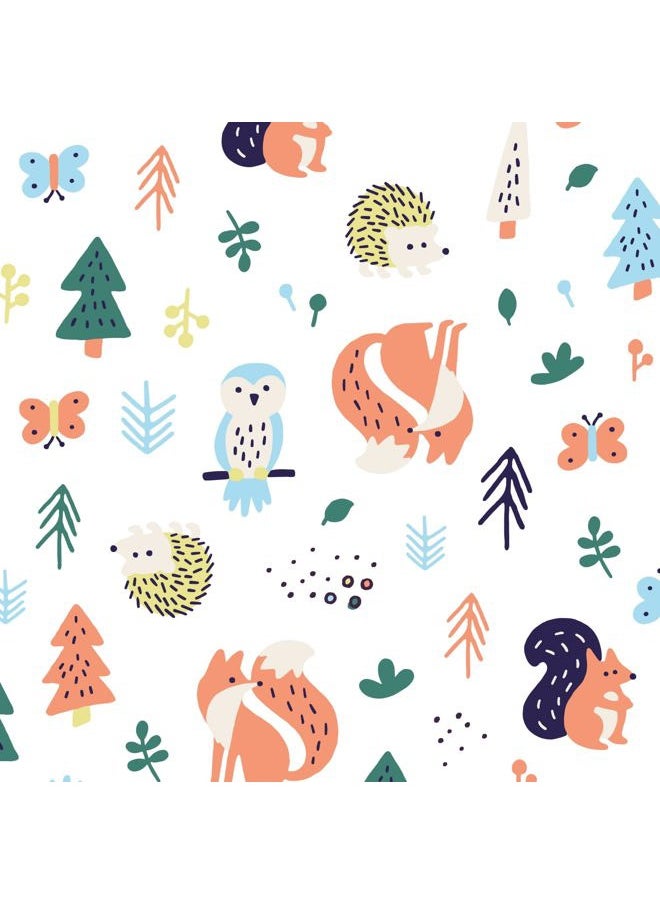 Diapers, Size 3 (14-24 lbs), 92 Count of Premium Disposable Baby Diapers in Bolt Babes and Woodland Animals Designs, Hypoallergenic with Soft, Cloth-Like Feel