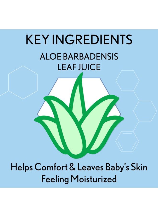 Sensitive All Over Wipes with Aloe & Natural Oat Extract for Face, Bottom, Hands & Body, pH-Balanced, Hypoallergenic, Fragrance-, Phenoxyethanol- & Alcohol-Free, 64 ct