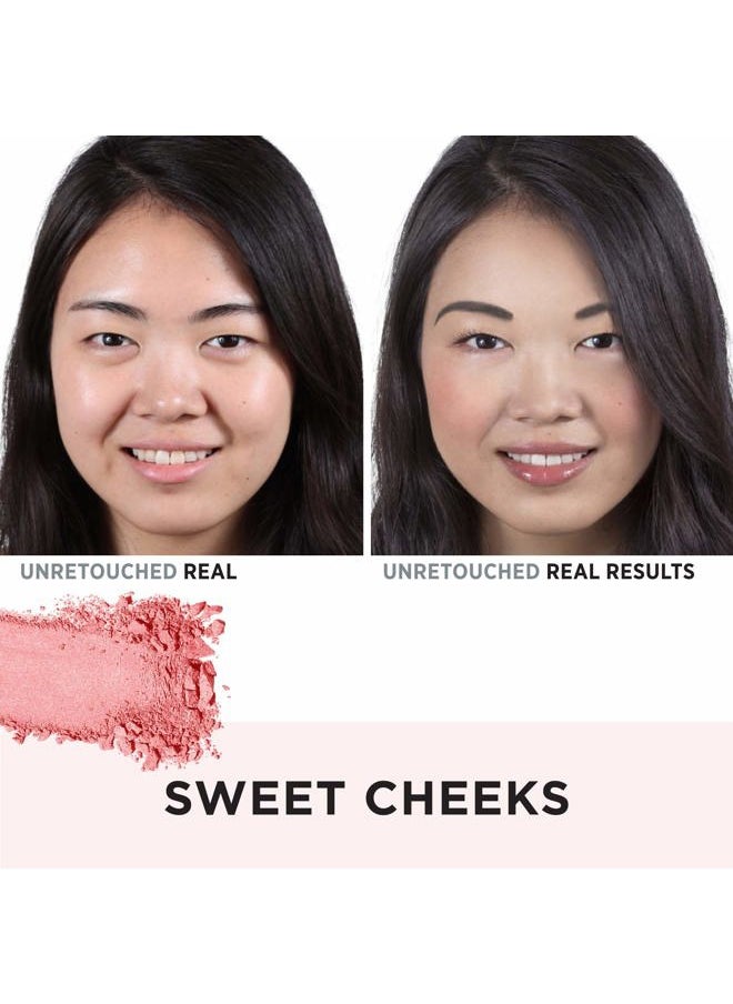 Bye Bye Pores Blush, Sweet Cheeks - Sheer, Buildable Color - Diffuses the Look of Pores & Imperfections - With Silk, Hydrolyzed Collagen, Peptides & Antioxidants - 0.192 oz